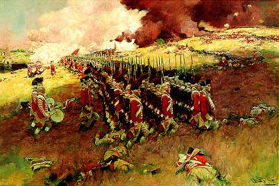 The Battle of Bunker Hill by Howard Pyle