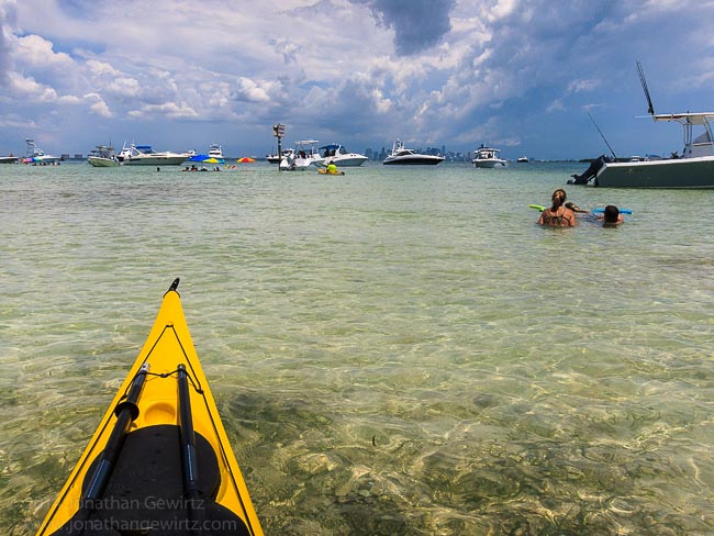 Circumnavigating Key Biscayne by Kayak