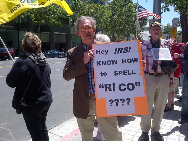 IRS and RICO sign in San Jose