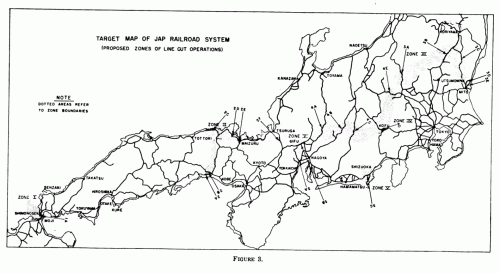 US Army Strategic Air Force Transportation Plan Railway Targets (Source: 20th AF files in RG 18)