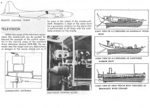 Project Campbell B-17 control plane, plus alternate boat bomb missile, configurations