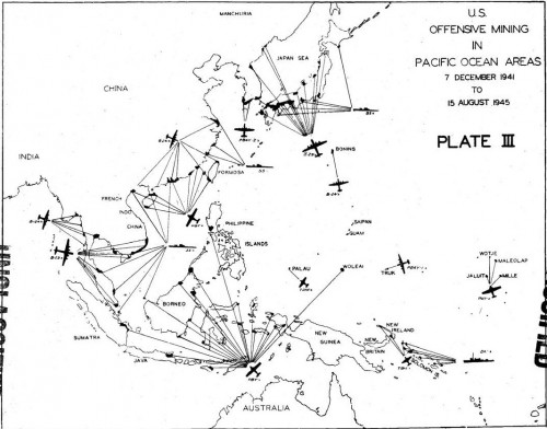 WW2 Sea Mine Deployment in the Pacific Theater.