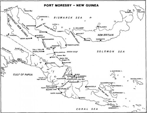 PORT MORESBY & SOUTHERN NEW GUINEA AREA Source: Air Warfare and Air Base Air Defense 1914-1973, AFD-100922-032