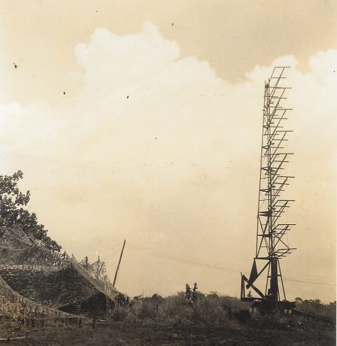 This is the MAG-23 SCR-270 radar in position on Guadalcanal. There was an identical 3rd Marine Defense Battalion SCR-270 on Guadalcanal as well. There was very little coordination between the two radars for most of the time MTSgt MacDonnell was on Guadalcanal.