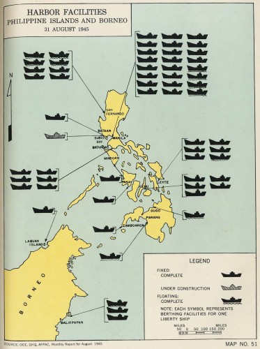 Philippine Harbor Facilities 31 August 1945