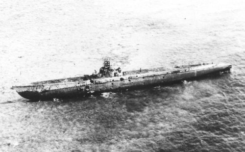 USS Darter (SS-227) grounded on Bombay Shoal off Palawan on 4th patrol, 24 October 1944