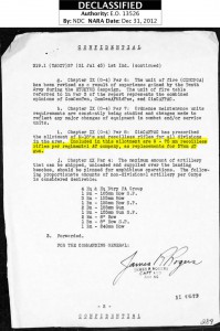 XXIV Corps Okinawa Operation Report, 1st Endorsement, with Order From MacArthur (CinCAFPAC) to Deploy 75mm Recoilless Rifles for the Invasion of Japan
