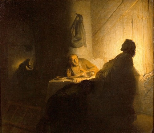 Supper at Emmaus (1642), Rembrandt van Rijn 