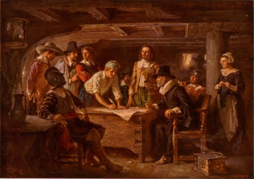 signing of the Mayflower Compact